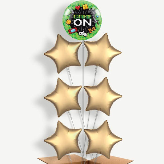 Game On Balloon Arrangement Inflated with Helium | Party Save Smile