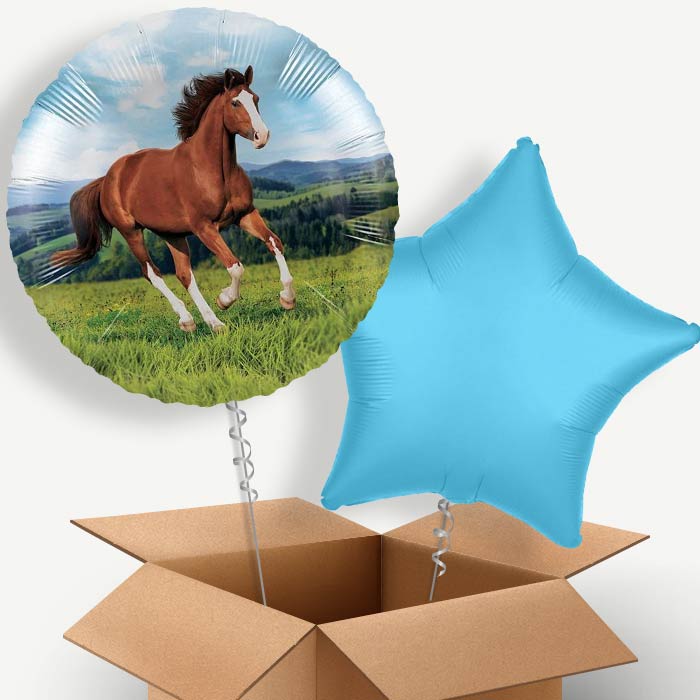 Horse Helium Balloon Pair | Party Save Smile