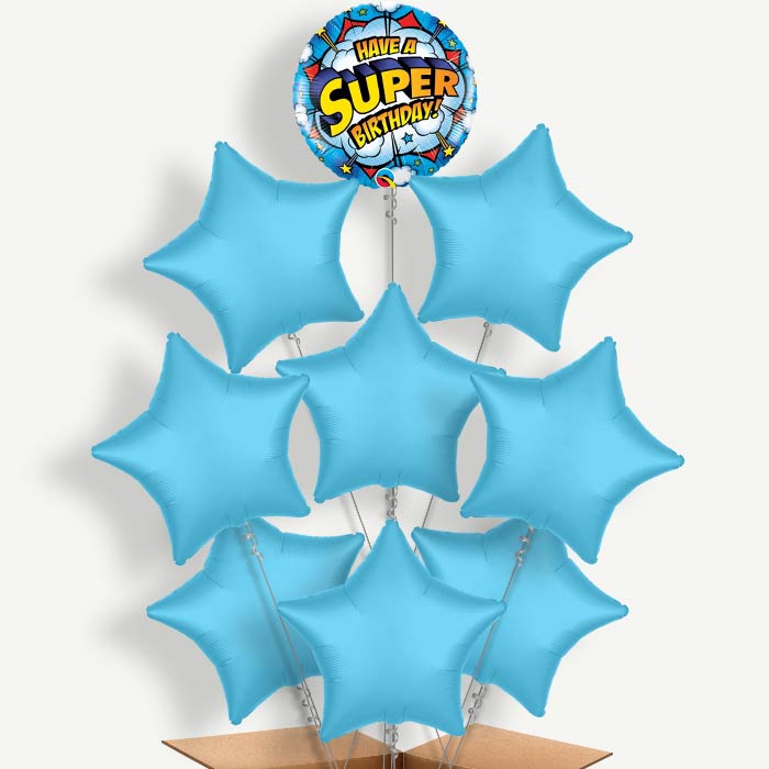 Superhero Birthday Helium Balloon Bundle | Party Save Smile