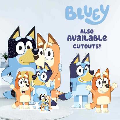 Bluey and Bingo Cardboard Cut Out Height 91cm
