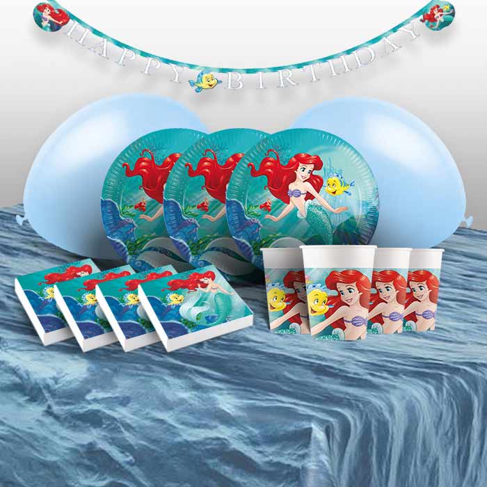 Little Mermaid Party Pack with Decorations