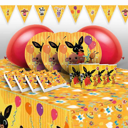 Bing Party Pack: Tableware with Decorations Kit | Party Save Smile
