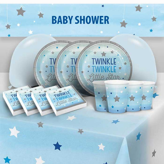 Blue Star Baby Shower Party Pack | Party Save Smile