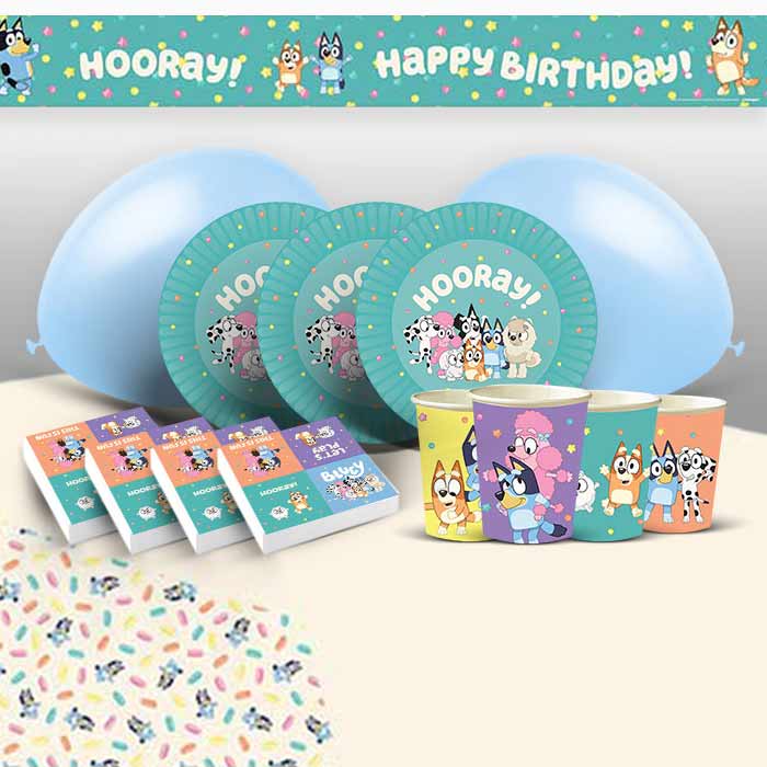 Bluey Party Pack: Kit with Decorations