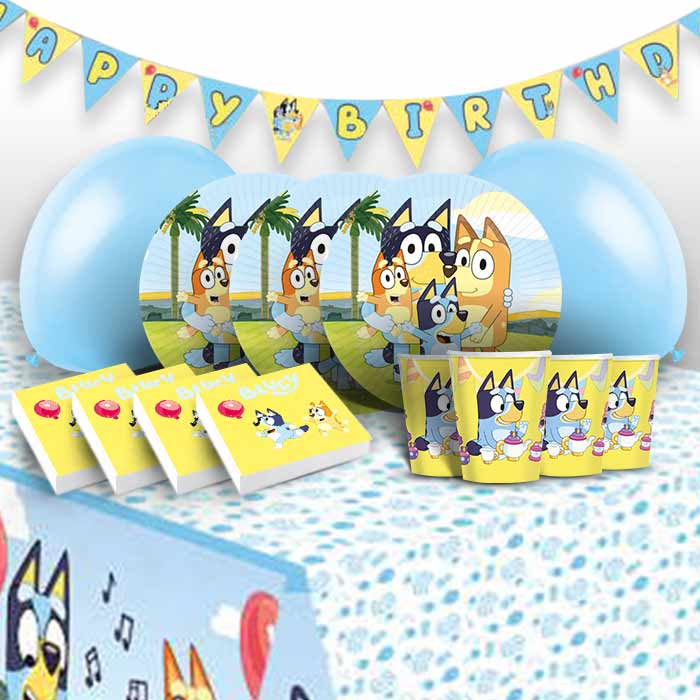 Bluey Party Pack: Kit with Decorations | Party Save Smile
