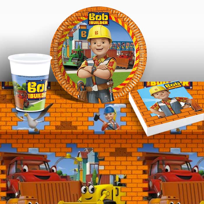 Bob the Builder Party Packs: Tableware Party Kit | Party Save Smile
