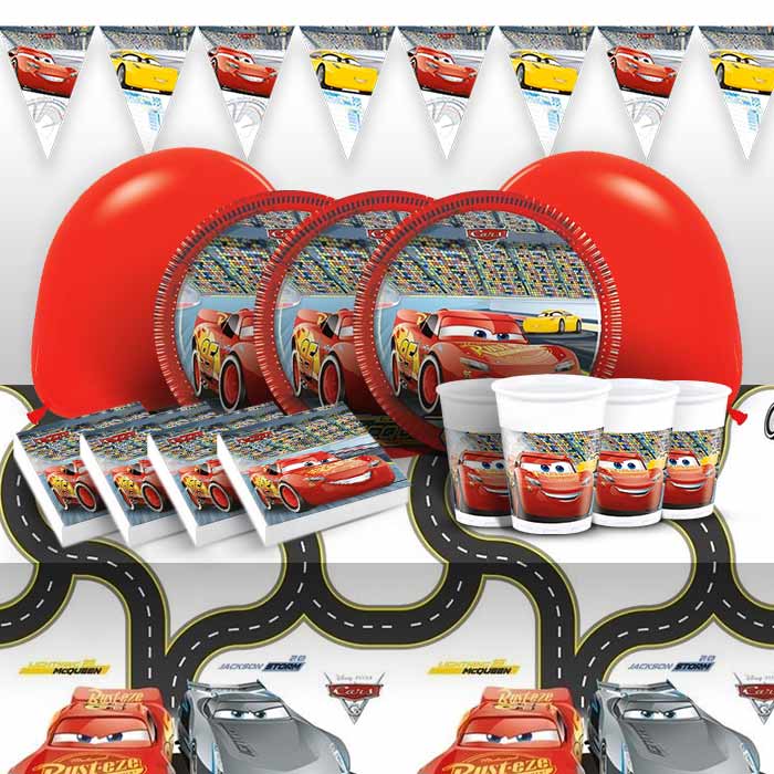 Disney Cars Party Pack with Banner & Balloons | Party Save Smile