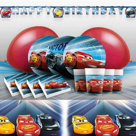 Disney Cars Party Kits with Decorations (Victory is Mine) - Party Save Smile