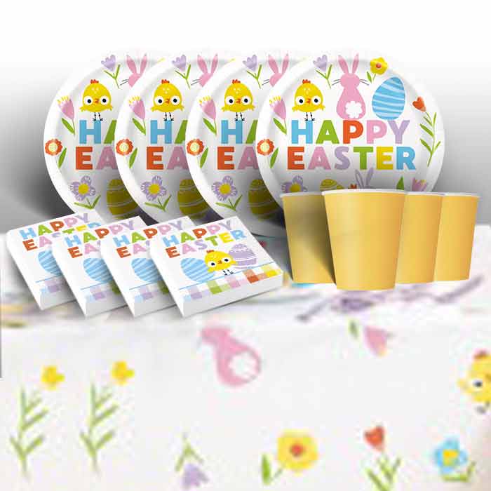 Happy Easter Party Pack: Tableware Party Kit | Party Save Smile