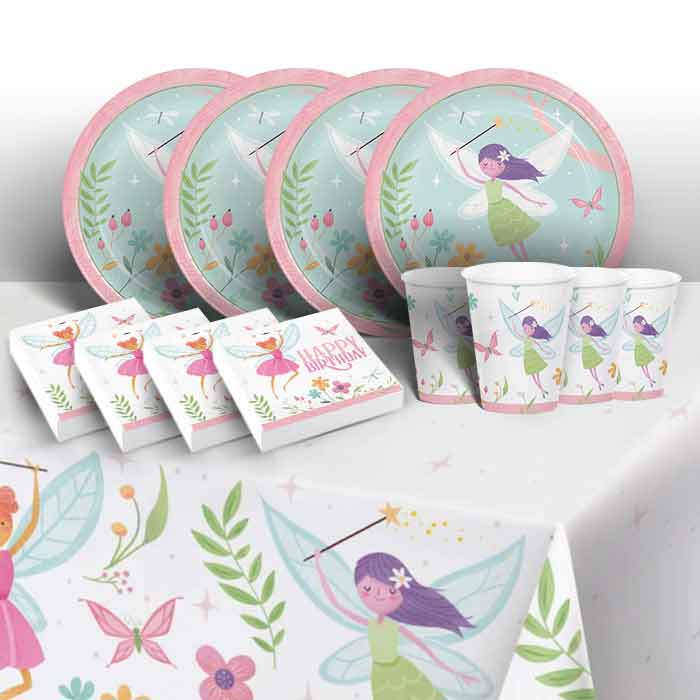 Woodland Fairy Party Pack: Tableware Party Kit | Party Save Smile
