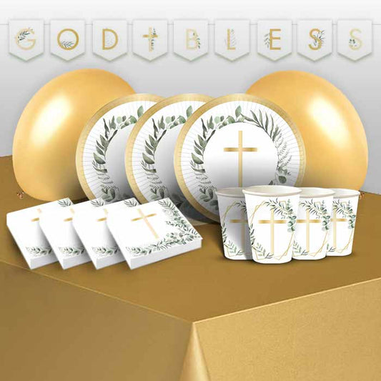 Communion Packs - Floral Tableware & Decor | Party Save Smile