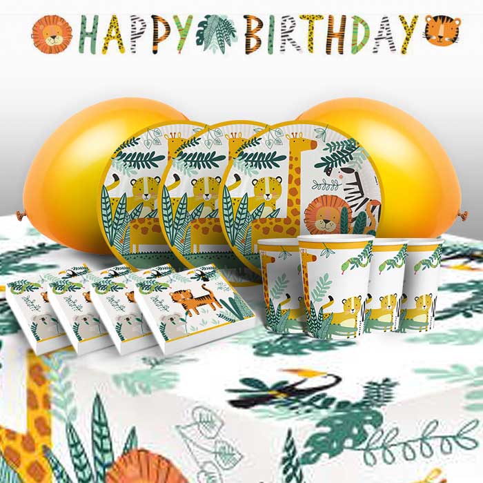 Get Wild Safari Party Pack with Decorations | Party Save Smile