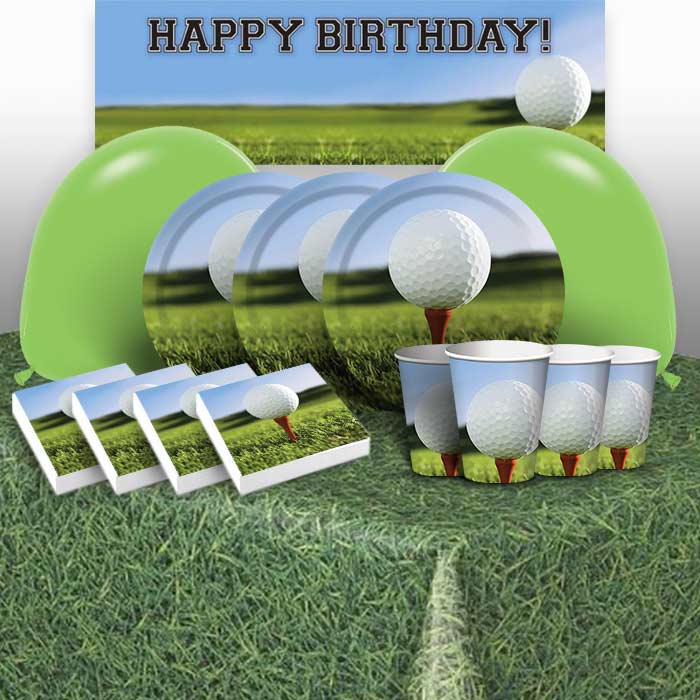 Golf Themed Party Pack with Decorations | Party Save Smile