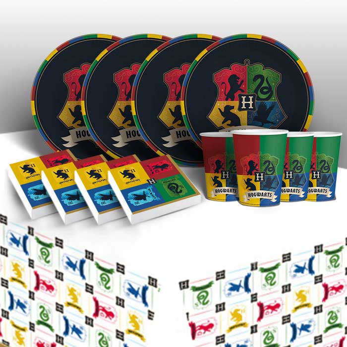 Harry Potter Houses Tableware Party Pack | Party Save Smile
