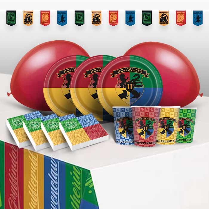 Harry Potter Houses Party Pack with Decorations