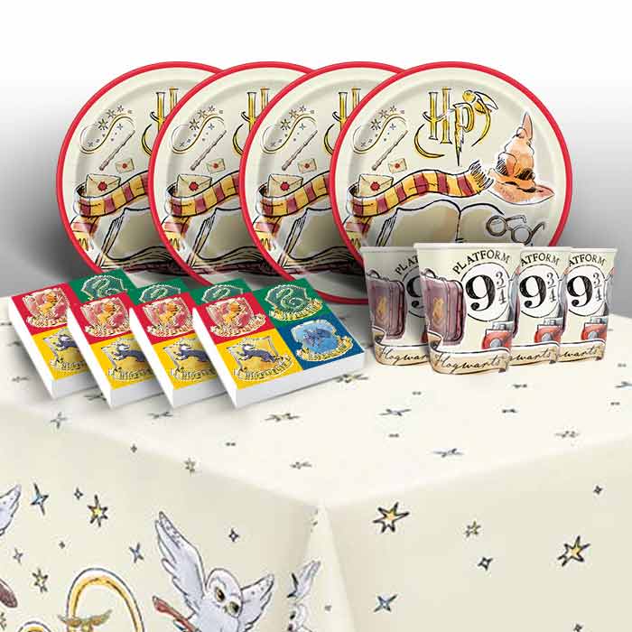 Harry Potter Magical Paper Tableware Pack | Party Save Smile