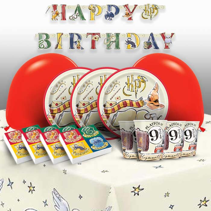 Magical Harry Potter Party Pack with Decor | Party Save Smile
