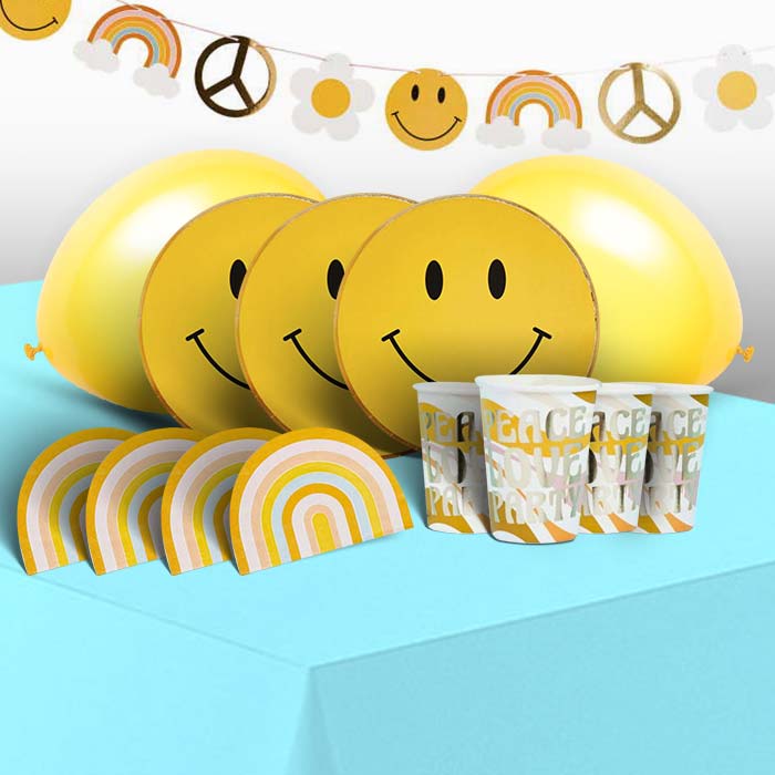 Hippie Party Pack: Kit with Decorations | Party Save Smile