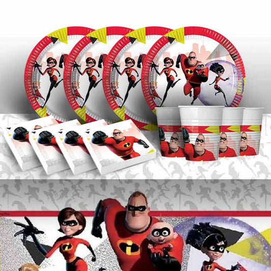 The Incredibles Party Pack: Tableware Party Kit | Party Save Smile