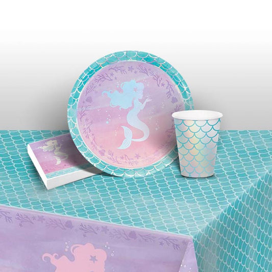 Iridescent Mermaid Tableware Party Pack