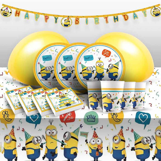Minions Party Packs with Decorations