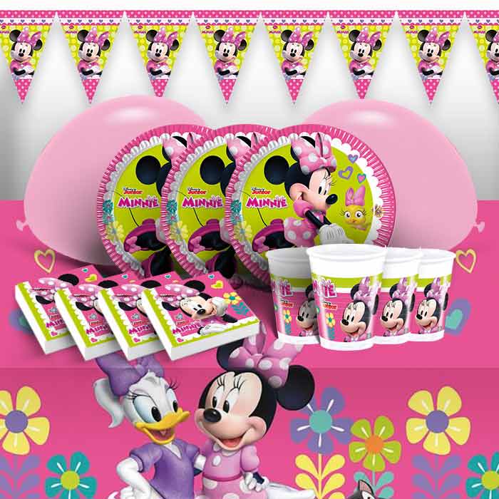 Minnie Mouse Party Set with Balloons and Decor | Party Save Smile