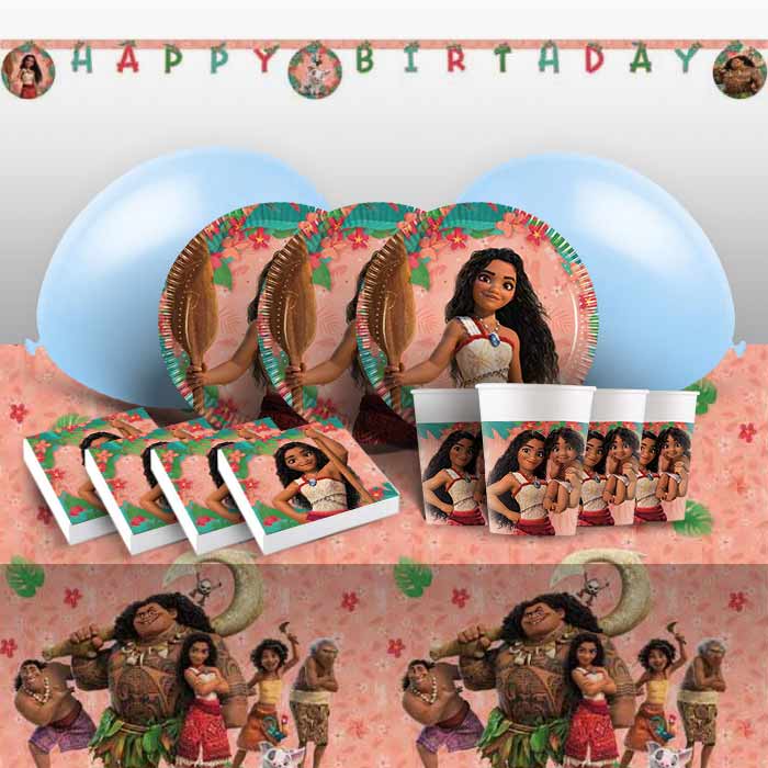 Moana Party Supplies, Decorations, Banners, Balloons and Party Bags