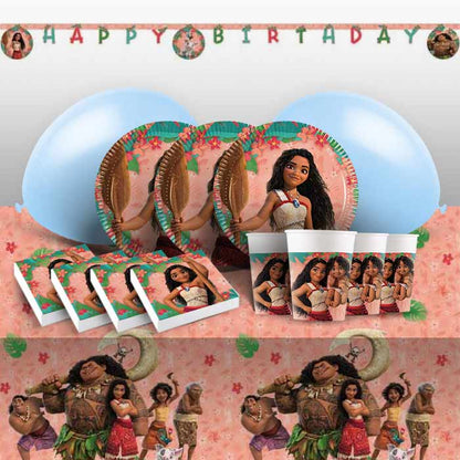 Moana Party Supplies, Decorations, Banners, Balloons and Party Bags