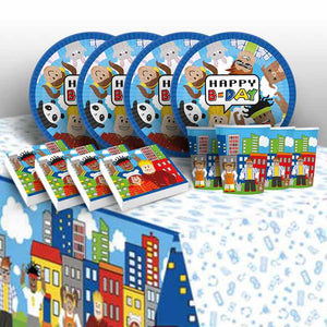 Party Pack - Party Town Tableware Kit