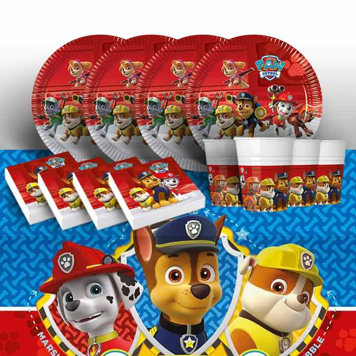 Paw Patrol Plates and Cups Party Pack | Party Save Smile
