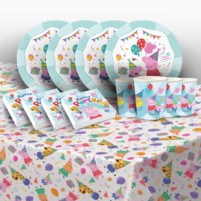 Peppa Pig Tableware Party Pack | Party Save Smile