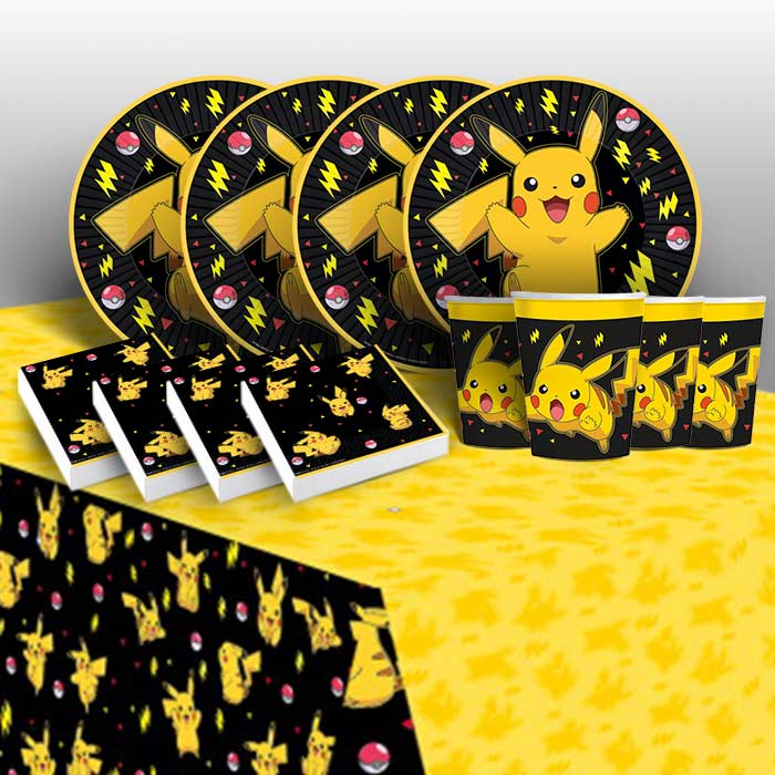 Pokemon Pikachu Tableware Party Pack | Party Save Smile