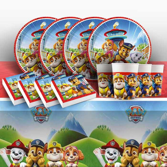 Paw Patrol Rescue Heroes Tableware Party Kit