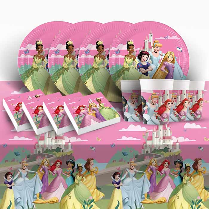 Disney Princess Party Tableware Pack (Create Your World) - Party Save Smile