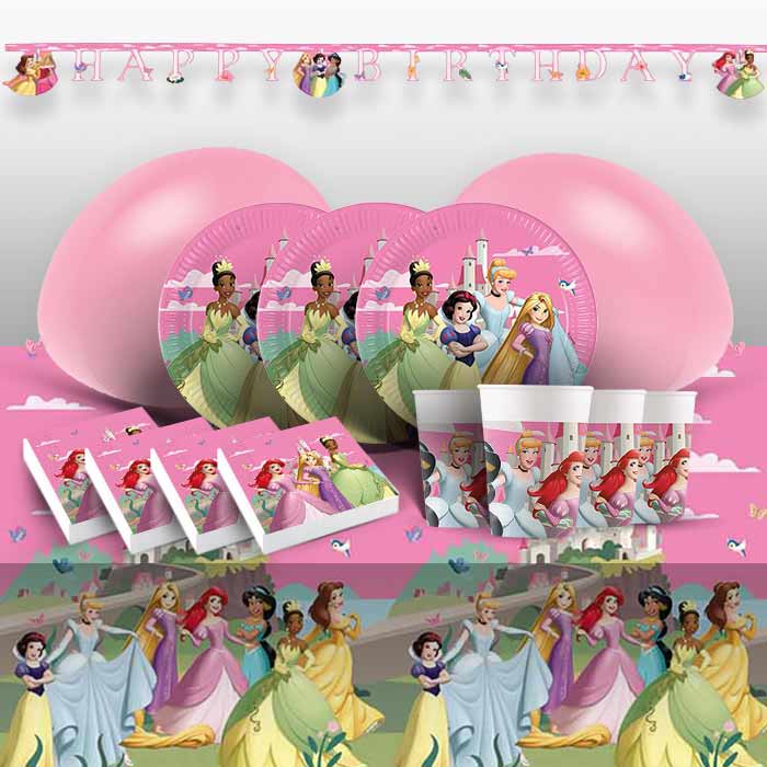 Disney Princesses Party Supplies, Decorations, Banners, Balloons and Party Bags