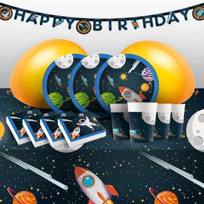 Space Themed Party Pack with Decorations | Party Save Smile