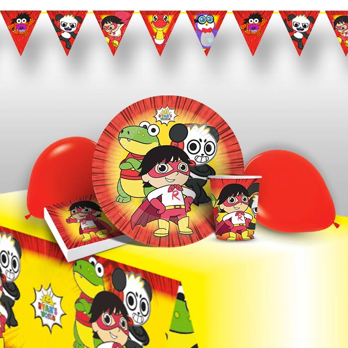 Ryan's World Birthday Party Pack with Decorations | Party Save Smile