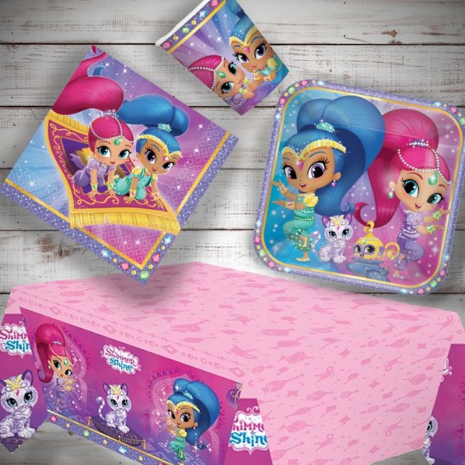 Shimmer and Shine Party Pack - Tableware | Party Save Smile