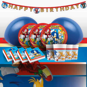 Sonic the Hedgehog Party Pack: Kit with Decorations