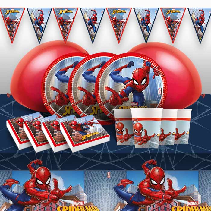 Spiderman Party Supplies, Decorations, Banners, Balloons and Party Bags