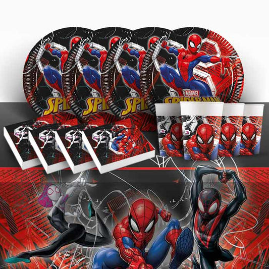 Spiderman Birthday Party Tableware (World of Webs)