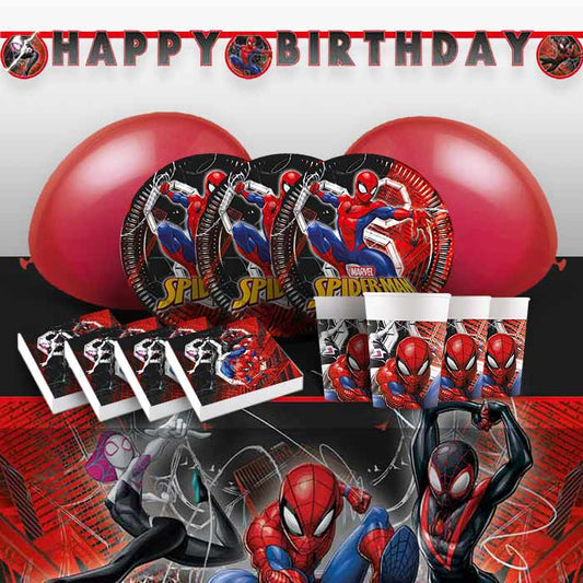Spiderman Party Kit with Decorations (World of Webs)