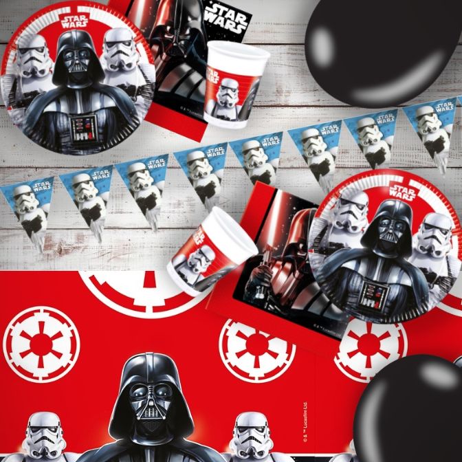 Darth Vader Storm Trooper Star Wars Party Pack | Party Save Smile
