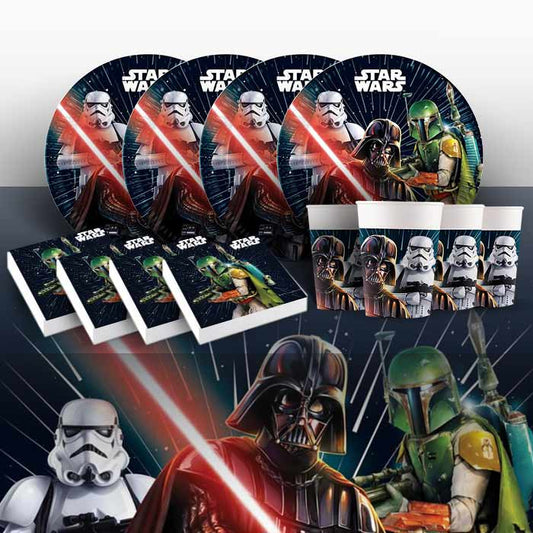 Star Wars Galaxy Tableware Party Kit | Party Save Smile