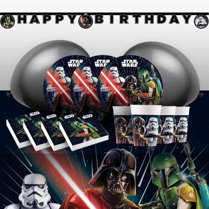 Star Wars Galaxy Party Kit with Decorations | Party Save Smile