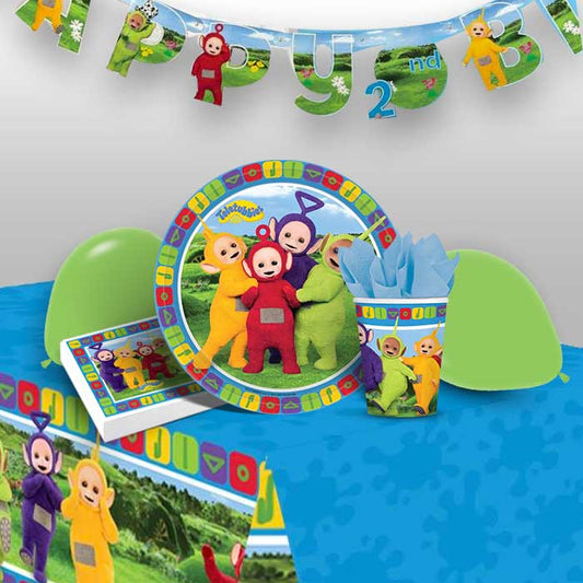 Teletubbies Party Pack: Tableware & Decoration Kit | Party Save Smile