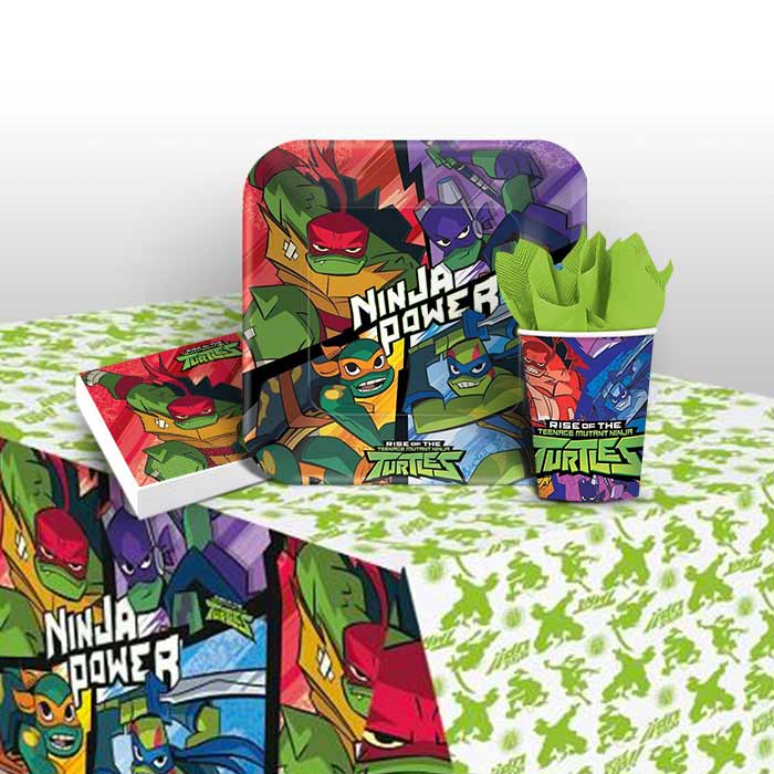 TMNT Rise Party Pack: Tableware Party Kit | Party Save Smile