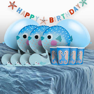 Whale of a Time Party Pack with Decorations