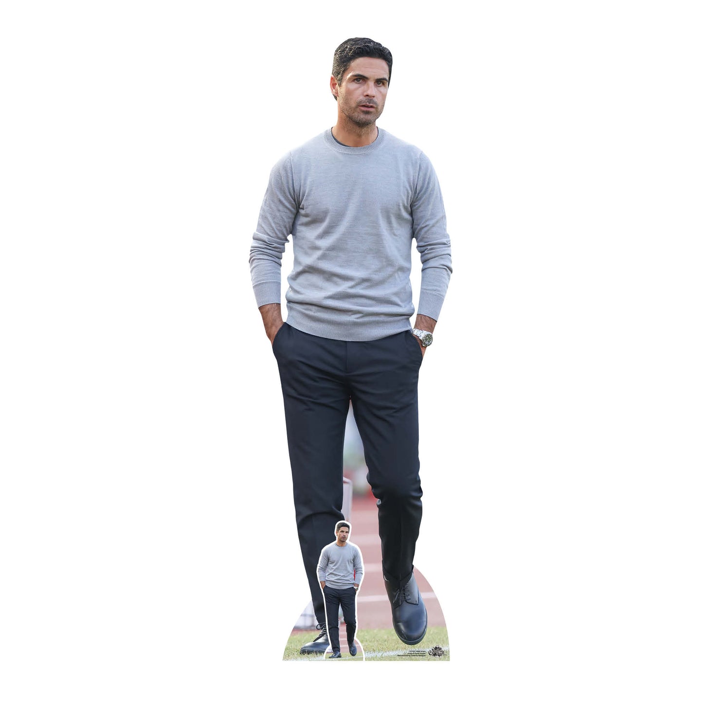 Mikel Arteta Cardboard Cutout Height 176cm Lifesize Cut Out With Mini