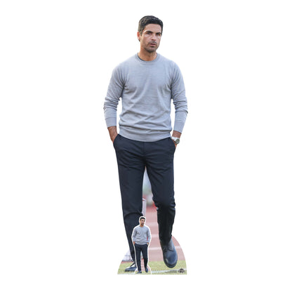 Mikel Arteta Cardboard Cutout Height 176cm Lifesize Cut Out With Mini